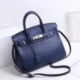 thumbnail image 1 of Nuevo bolso Kelly Birkin con guijarros de gran capacidad, cuero genuino, primera capa de piel de vaca, bolso de hombro moderno y versátil, 1 of 5