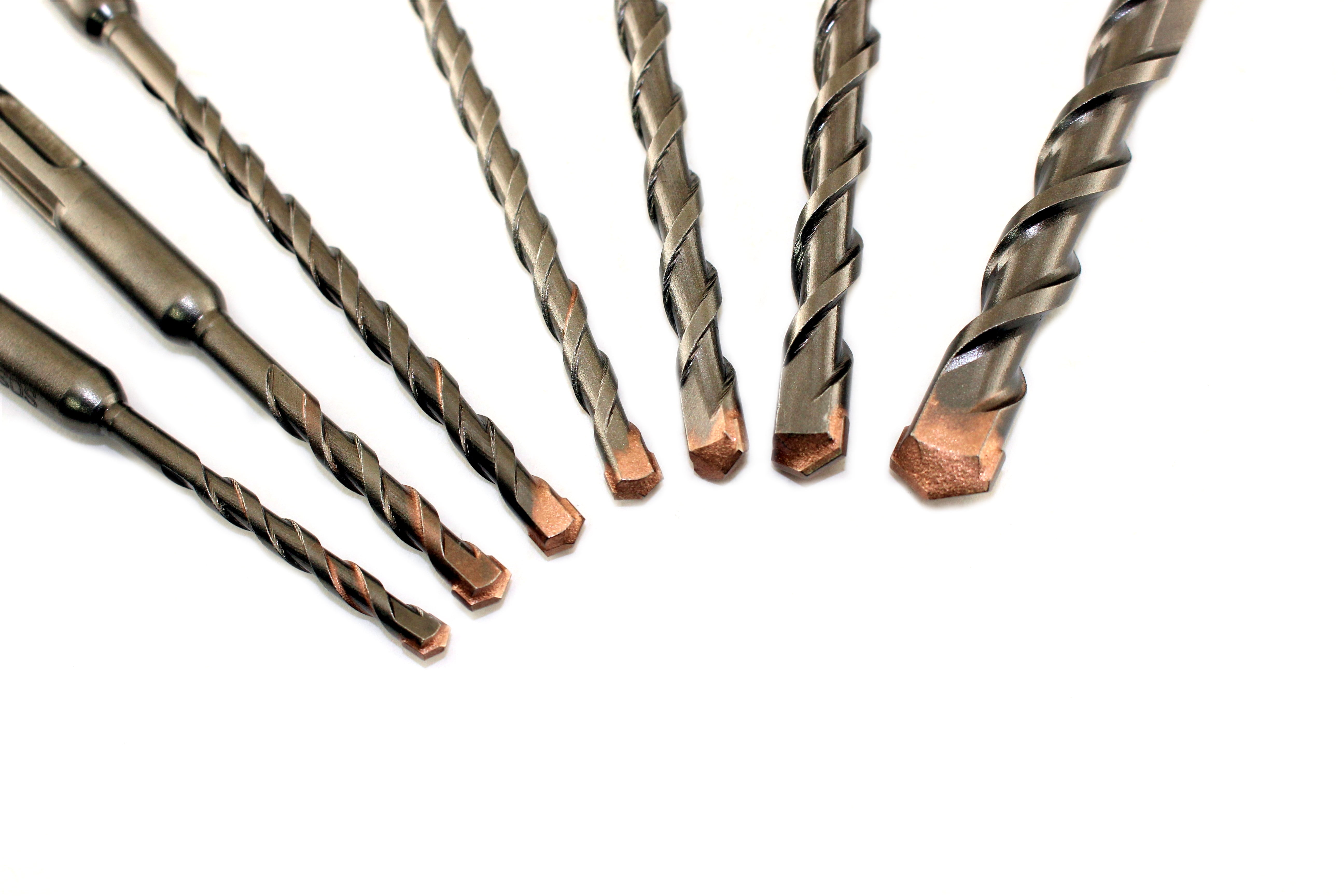 TEMO 7 pc Sds-Plus Rotary Hammer Drill Bit Set