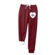 thumbnail image 1 of Gibobby Pantalones deportivos para mujeres Pantalones de terciopelo sólido cálido con bolsillos para mujer, pantalones largos térmicos con forro polar elástico(Rojo,CH), 1 of 4