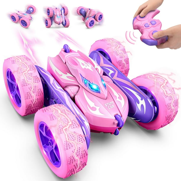 Coche Excitobo 4WD con mando a distancia, doble cara, volteo 360°