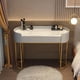thumbnail image 5 of Modern Luxury Mirror Dressing Table Three Levels Brightness Adjustment Drawers Bench Vanities Bedrooms Modern Dresser Furniture My Lux Decor Round, 5 of 22