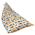 thumbnail image 2 of Landscape Lounger Chair Bag, Repeated Pattern of Snowy Mountain Ranges and Trees in Autumn Season, High Capacity Storage with Handle Container, Lounger Size, Eggshell and Multicolor, by Ambesonne, 2 of 5