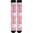 thumbnail image 7 of 1 Pair Amaryllis Flowers Pink Compression Socks 20-30mmHg Knee High Women Socks Tube Athletic Stockings for Men Sport Soccer Running Cycling Medical Nurse Winter Travel Gift, 7 of 7
