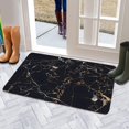 thumbnail image 2 of Quick-Dry Black Bath Mat by Color&Geometry - 17x30 Absorbent Non-Slip - Door Mat for Your Bathroom Shower or Vanity, 2 of 6