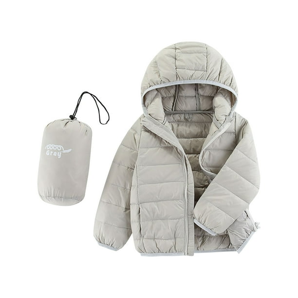 Abrigo De Invierno Para Niños Pequeños, Chaqueta Acolchada De Algodón Ligero Para Bebés Y Niñas, Ropa De Abrigo Con Cremallera Y Capucha Odeerbi LM103-6613