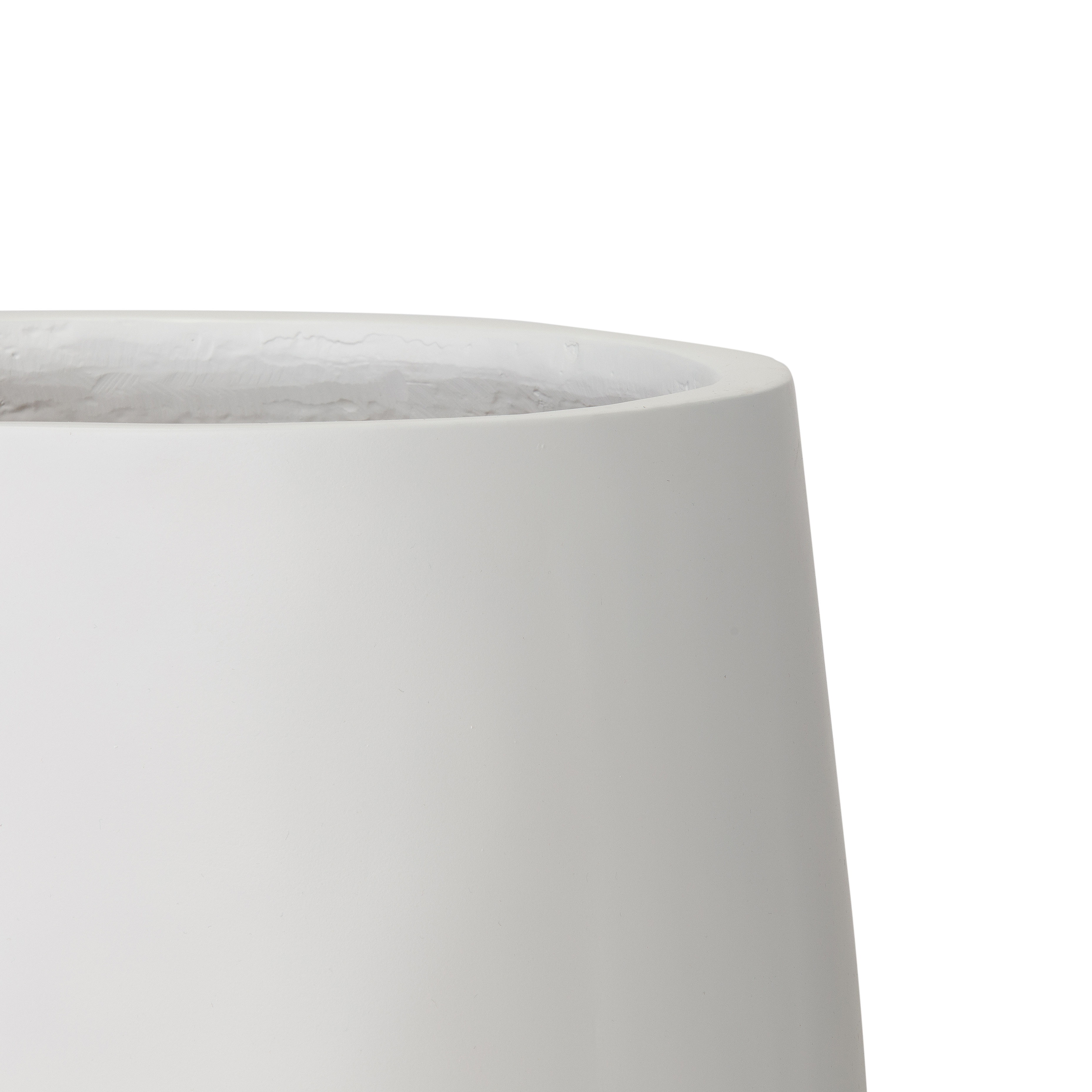 Nolan Modern Outdoor Planter - 24" White