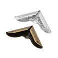 thumbnail image 4 of 30mm Metal Book Corners, 100pcs Photo Corners Book Corners Protector Metal for Scrapbook Book Binding, Bronze Silver, 4 of 5