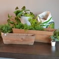thumbnail image 6 of Balcony Box Planters, Set of 2, Rectangular, Plastic Lined, Fir Wood, 21.75 and 15.75 Inches, Nesting, 6 of 6