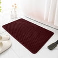 thumbnail image 2 of RFUGUG Velvet Bathroom Carpet - 15.7x23.6in Super Absorbent & Quick-Drying Non-Slip Mat, Soft & Warm Microfiber for Tub-Side, Sink & High-Traffic Areas, Machine-Washable & Easy to Clean, 2 of 8