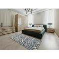 thumbnail image 5 of Ahgly Company Machine Washable Indoor Square Contemporary Silver Gray Area Rugs, 4' Square, 5 of 7