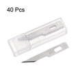 thumbnail image 3 of Uxcell Exacto Knife Blades #3 Hobby Knife Blades Precision Exacto Blades Hobby Knife Blade Refills 40 Pack, 3 of 6