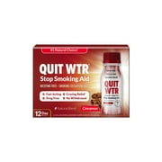 Quit WTR,Cinnamon,Nicotine-Free Smoking Cessation Detox Drink,12pk