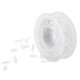 thumbnail image 1 of Cinta de satén de 16 yardas con hojas para manualidades, coronas, accesorios y regalos. blanco, 1 of 7
