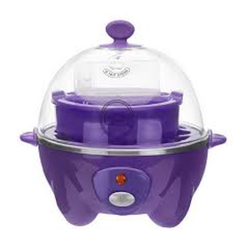 MCM Eggspress Egg Cooker & Poacher, 6 eggs, Purple PLUS One Gift Free