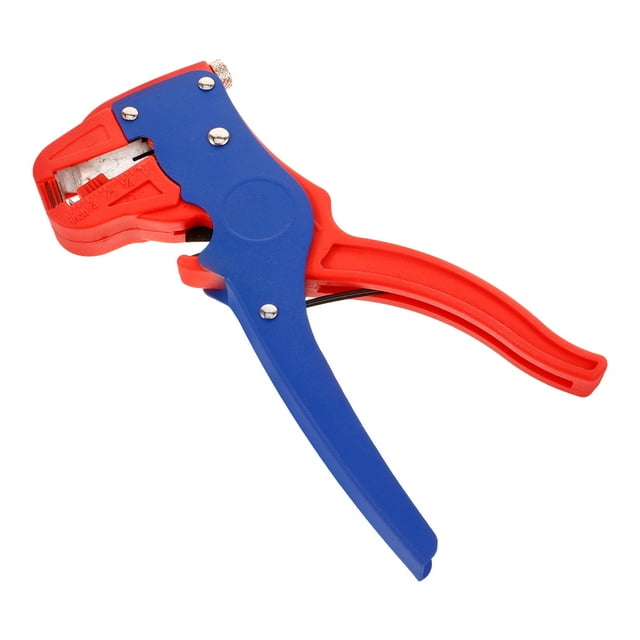 RUNROTOO Multi Function Wire Stripping Pliers Wire Stripper High Carbon Steel Blue 1Pack