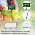 thumbnail image 4 of Portable 200KG Electronic Parcel Scale Stainless Steel Large Platform Digital LCD Weighing Balance, 4 of 5