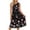 Pink-a, variant on Tqcoqu Women's Round Neck Sleeveless Print Dress with Pockets,A-Line Casual Daily Trendy Sundress,Sky Blue Women's S-XXL