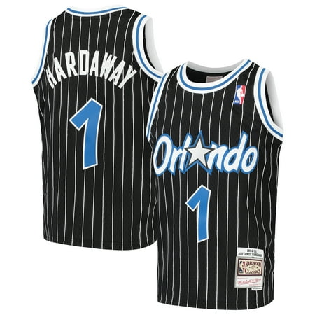 Throwback Jersey Jacket Penny Hardaway Orlando Magic Mitchell & Ness Youth Hardwood Classics Swingman Throwback Jersey - Black ()