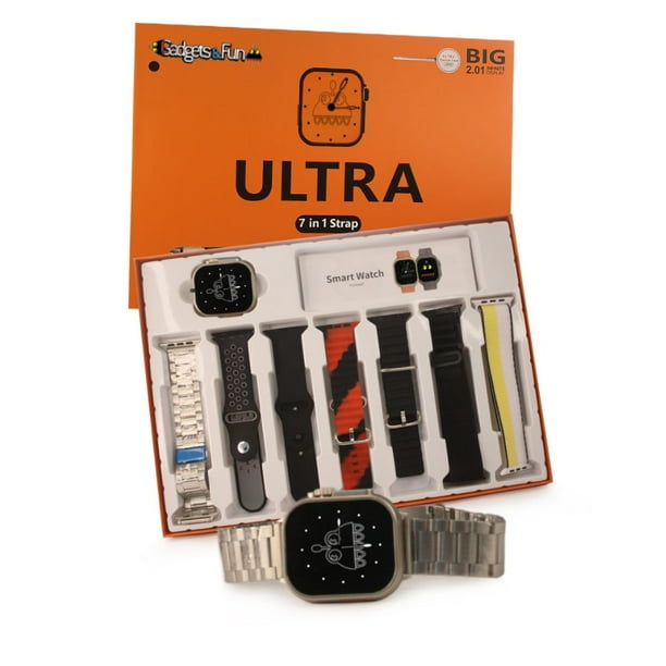 Reloj inteligente Gadgets Fun 7 correas intercambiables. Walmart en linea