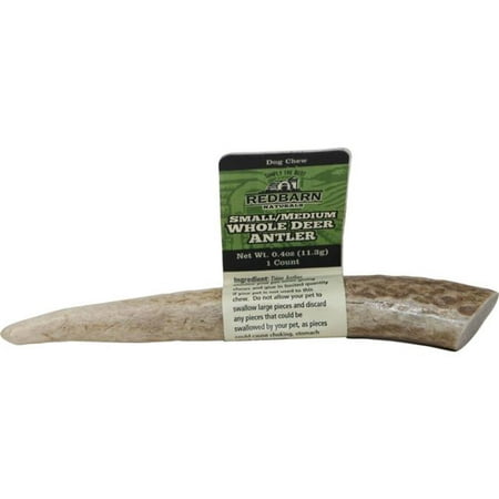 Redbarn Pet Products 260100 Small & Medium Deer Antler Whole - Pack of