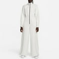 thumbnail image 2 of Idoravan White Jumpsuit Women Casual Women Casual Solid Romper Long Playsuit Zipper Sleeveless Long Jumpsuit, 2 of 6