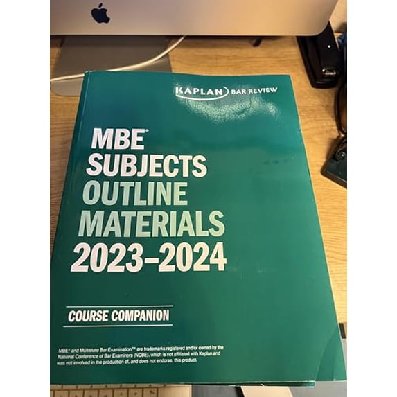 Pre-Owned Kaplan Bar Review 2023-2024 Complete Set California 5 books, 9781506288932, 1506288936, Paperback,
