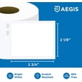 thumbnail image 2 of Aegis Adhesives - Compatible Labels Replacement for DYMO 30258 (2-1/8" X 2-3/4") Diskette Media & Veterinary - Use with Labelwriter 450, 450 Turbo, 4XL Printers (16 Rolls), 2 of 6