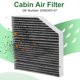 thumbnail image 2 of Filtros de aire de cabina Unique Bargains No.2058350147 para Mercedes-Benz para AMG GT (C192) 2024 para Mercedes-Benz C-CLASS (W205) 2019-2021 Tela Carbón Activado 1 Pc, 2 of 6