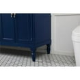 thumbnail image 5 of Elegant Decor Lexington 60" Solid Wood Double Bathroom Vanity in Blue, 5 of 8