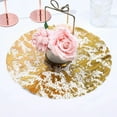 thumbnail image 3 of 20pcs Gold Round Foil Table Mat Table Place Mats Tea Dining Tableware Mats Pads Wedding Birthday Home Party Table Decoration Gold (20pcs), 3 of 6