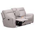 thumbnail image 3 of Topline Home Furnishings Causeuse inclinable double gris clair, 3 of 3