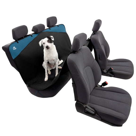 Kurgo pet hammock Rover - seat cover for car or truck - bench cover - waterproof - scratch resistant - black, 160cm