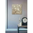 thumbnail image 2 of Epic Graffiti  "White Cherry Blossom I Neutral" by Danhui Nai, Giclee Canvas Wall Art - 18" x 18", 2 of 3