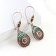 thumbnail image 4 of Pendientes para mujer, regalos para mujer, pendientes geométricos con colgante de gota de agua estilo bohemio vintage, pendientes para mujer, joyería, pendientes vintage, 4 of 5