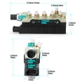 thumbnail image 2 of A2203200258 Air Suspension Compressor Valve Block for for Mercedes S-Class W220 S500, 2 of 5