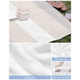 thumbnail image 6 of Gray Beige Stripe Beach Towels Oversized Super Absorbent, Modern Art Horizontal Striped Lightweight Bath Towel Quick Dry Sets For Bathroom/Pool/Rv Camping/Beach Play/Gym Room/Picnic 35"x70", 6 of 8