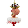 thumbnail image 4 of Kurt Adler 6.25-Inch Hollywood Hats Queen of Hearts Ornament, 4 of 4