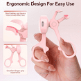 thumbnail image 4 of Electric Eyelash Curler with 3 Heating Model Portable Eye Lash Perm Shaping and Thermal Eyelash Clip White, 4 of 10