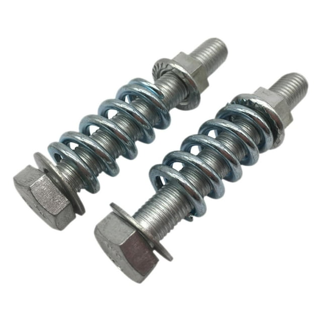 2 tornillos de M10x1,25 y de herrajes para resortes, fácil instalación, directo