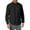 Black, variant on MIXUE Mens Casual Button Down Shirts Solid Color Spring Autumn Fashion Linen Long Sleeve Stank Breathable Pocket Shirt Tops Holiday Wear,Gray,XXL