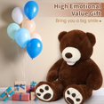 thumbnail image 4 of MaoGoLan 39" Giant Teddy Bear with Big Footprints Plush Stuffed Animals, 4 of 8
