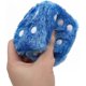 thumbnail image 3 of Par de espejos colgantes cuadrados retro (azul) Par de dados de peluche difusos con puntos para decoración de automóviles, 3 of 5