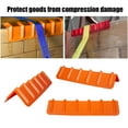 thumbnail image 3 of Flatbed Edge Protectors 8" x 8" x 36", V Shaped Winch Ratchet Straps Plastic Corner Protector for Flatbed Cargo Load, 3 of 8