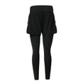 thumbnail image 1 of Gibobby Pantalones de yoga Piezas Pantalones de yoga Fitness Deportes Mujeres falsas Ocio Dos tramos de pantalones de yoga(Rosa， L), 1 of 5
