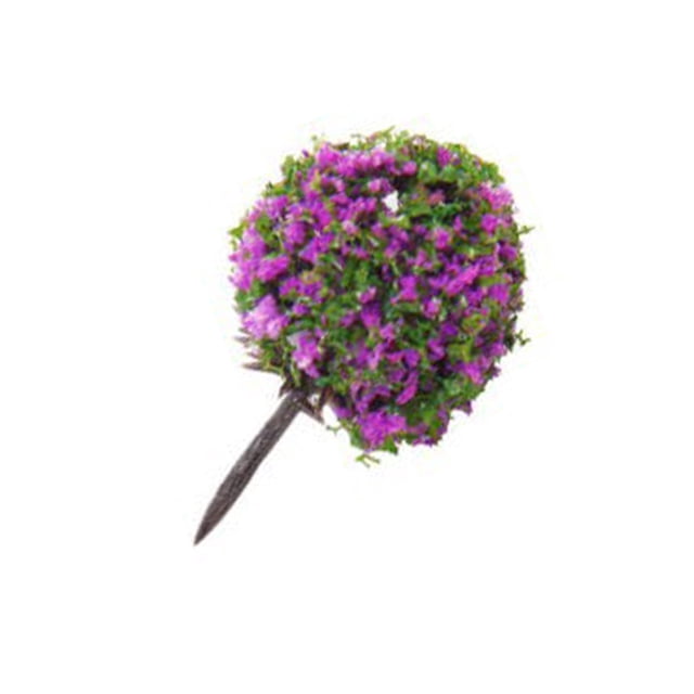 Bearachild Modelo de paisaje estático, de terrario, accesorios de planta de simulación de plástico, árboles en miniatura en forma de bola, juguetes Electrónica Tipo 2