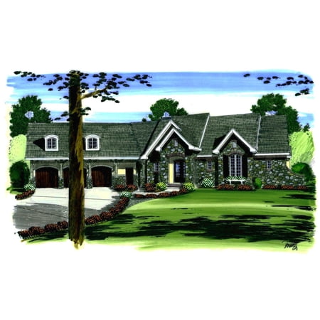 Advanced House Plans: Builder Ready Blueprints | Dupont Chateau 29178 | 1.5 Story Plan
