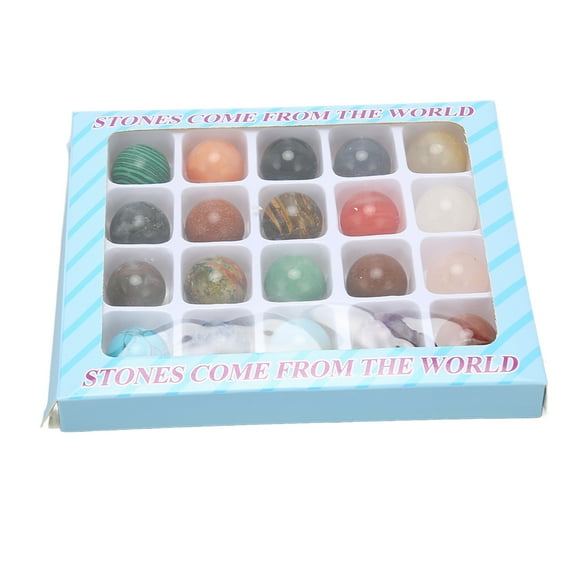 Healing Crystals Set20pcs Crystal Stone Set Chakra Stone Set Crystal Stone Stylish and Modern