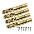 thumbnail image 2 of Xuanheng Headless Electric Guitar Bridge & Tailpiece Set Single Saddle Metal Spare Parts Guitar Parts Guitars Modification Accessories golden 4strings, 2 of 8