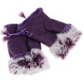thumbnail image 1 of Mujer invierno cálido medio dedo piel sin dedos escribir librar muñeca, 1 of 5