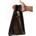 thumbnail image 3 of HTYSUPPLY Plastic Black T-Shirt Bags 1000ct, 1/8 Shopping Bags, Grocery Bags, Bags, Multi-Use, Small Size, Reusable Carry Out Bags (10x5x18 in.) (13 Micron), 3 of 3